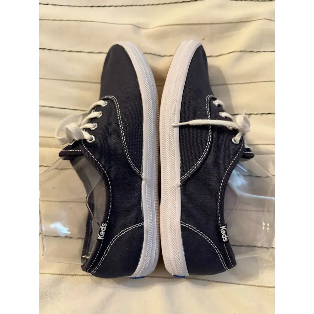 Keds Champion Originals Classic Navy Canvas Sneakers -6.5